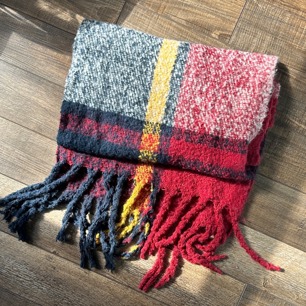 Maurices Multicolor Plaid Scarf